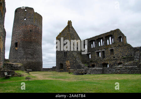 Münzenberg Burg, Wetteraukreis, Hessen, Deutschland, Europa Stockfoto