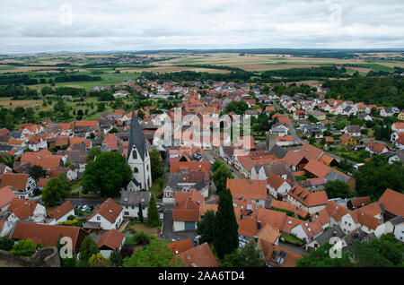 Münzenberg Burg, Wetteraukreis, Hessen, Deutschland, Europa Stockfoto