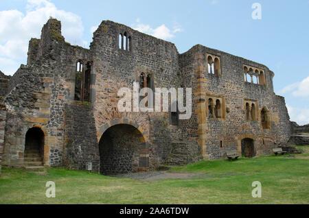 Münzenberg Burg, Wetteraukreis, Hessen, Deutschland, Europa Stockfoto