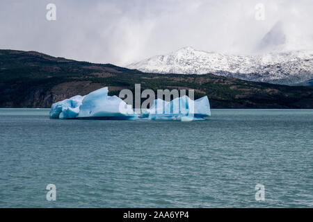 Gletscher Schifffahrt auf dem Lago Argentino, El Calafate, Argentinien Stockfoto