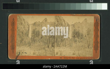Bridal Veil Fall; Anmutigsten im Tal.; Bridal Veil Fall; die meisten anmutig in das Tal. Stockfoto