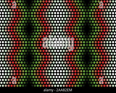 Gradient runde nahtlose Vektor Muster, bunten Kreis Hintergrund, geometrische Stock Vektor