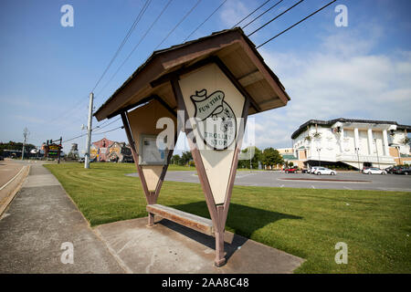 Fun Time Trolley Stop Pigeon Forge Tennessee USA Stockfoto