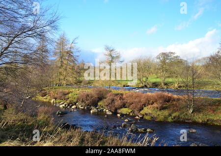 Der Fluss-T-Stücke, Teesdale Stockfoto