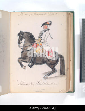 Draper Fonds; Cavalerie Regiment Hessen-Philipsthal. 1787 Stockfoto