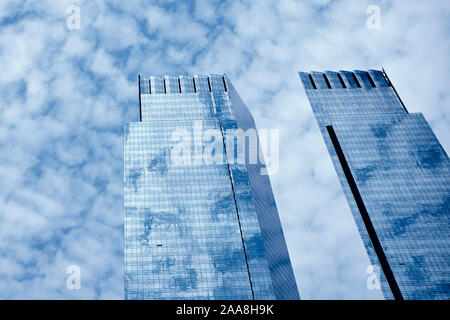 Die time-warner Gebäude in New York City, New York, USA Stockfoto