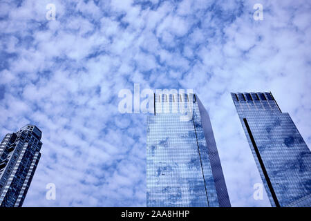 Die time-warner Gebäude in New York City, New York, USA Stockfoto