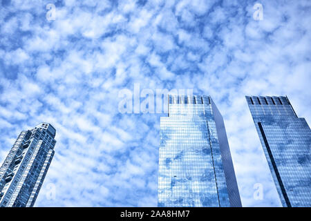 Die time-warner Gebäude in New York City, New York, USA Stockfoto