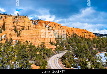 Scenic Byway 12 Red Canyon in Utah, USA Stockfoto