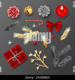 Set von Weihnachten Stock Vektor