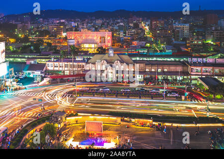 Stadtbild von hsinchu und Station in Taiwan Stockfoto