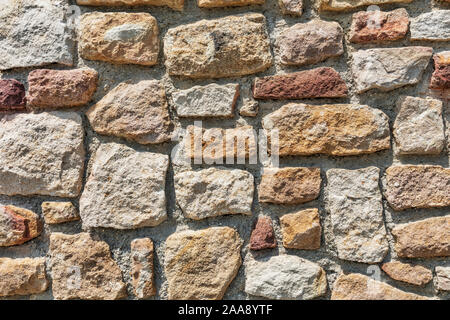 Details von einer alten Mauer Stockfoto