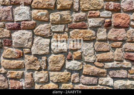 Details von einer alten Mauer Stockfoto