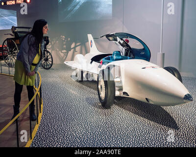 GM Firebird 1 Concept Car 1953. An der V&A-Ausstellung "Autos die Beschleunigung der modernen Welt. Stockfoto