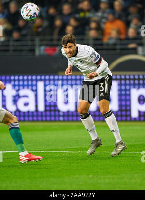 EURO QUALI 2020 Germany-North Irland, Frankfurt, 19.November 2019. Jonas HECTOR, DFB 3 Deutschland - Nordirland 6:1 Wichtig: DFB-Vorschriften die Verwendung von Fotografien als Bildsequenzen und/oder quasi-Video zu verbieten. Die Qualifikation für die Europameisterschaft, EM Quali, 2020 Saison 2019/2020, 19. November 2019 in Frankfurt am Main, Deutschland. © Peter Schatz/Alamy leben Nachrichten Stockfoto