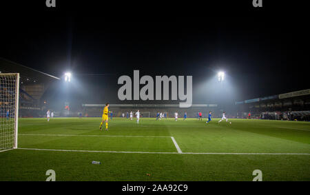 High Wycombe, UK. Nov, 2019 19. Allgemeine Ansicht des Spiels während der internationalen Match zwischen England U20 und U21 im Adams Island Park, High Wycombe, England am 19. November 2019. Foto von Andy Rowland. Credit: PRiME Media Images/Alamy leben Nachrichten Stockfoto