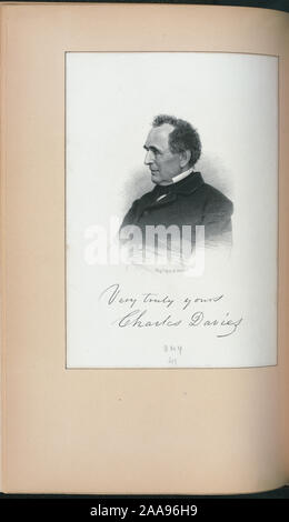 Illustriert von Thomas Addis Emmet, 1880. Band 2 besteht aus Seiten 1-99 von 1865, quarto, Ausgabe der Arbeit, Band 3, Seiten 99-213, Band 5, Seiten 303-400. Zitat/Referenz: EM 12382; Charles Davies. Stockfoto