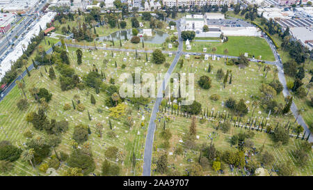 Beth Olam Cemetery-Hollywood, Los Angeles, Kalifornien, USA Stockfoto