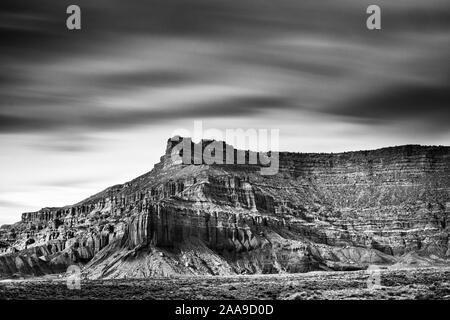 Scorpion Butte, Schwarz und Weiß, Utah, USA Stockfoto