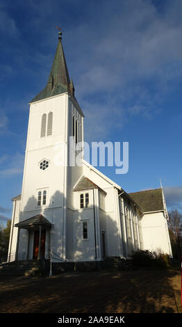 Kirche in Sortland, Nordland County, åsarp Region, Norwegen Stockfoto