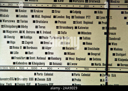 Vintage Radio wählen Sie Fenster in Nahaufnahme Stockfoto