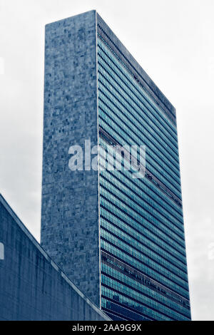 Hauptsitz der Vereinten Nationen, New York, USA Stockfoto