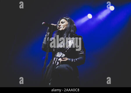 Lacuna Coil live bei o2 ritz Manchester november 2019 Stockfoto