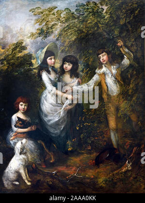 Die marsham Kinder 1787 Thomas Gainsborough 1727 - 1788 Vereinigtes Königreich, England, English, British, Großbritannien, Stockfoto