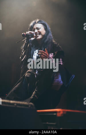 Lacuna Coil live bei o2 ritz Manchester november 2019 Stockfoto