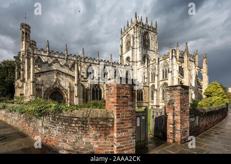 Marienkirche in den englischen Markt Stadt Beverley im East Riding von Yorkshire. Stockfoto