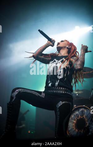 Infizierte Regen live bei o2 ritz Manchester november 2019 Stockfoto