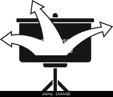 Banner Gelegenheit Symbol. Einfache Abbildung der Fahne Gelegenheit vektor Symbol für Web Design auf weißem Hintergrund Stock Vektor