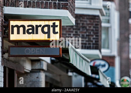 Amsterdam, Niederlande. 15 Sep, 2019. AMSTERDAM, 15-11-2019, Lager, Nu.nl, der Compagnie, Marqt, Branche, Supermarkt Credit: Pro Schüsse/Alamy leben Nachrichten Stockfoto