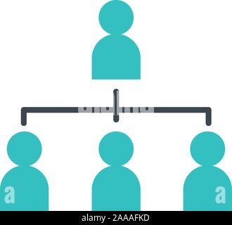 Teamwork Avatare Silhouetten isoliert Symbole Stock Vektor