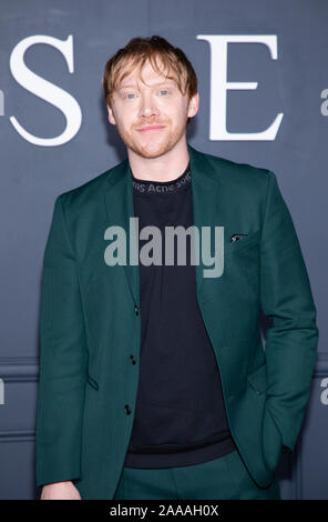 Brooklyn, NY, USA - November 19, 2019: Rupert Grint nimmt Apple TV + Premiere von "der Diener" an der BAM Howard Gilman Opera House, Brooklyn Stockfoto