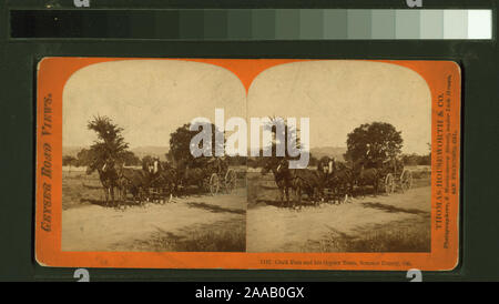 Von Thomas Houseworth & Co.; Clark Foss und seine Geysir Team, Sonoma County, Cal. Stockfoto