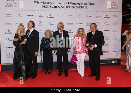 Max Schautzer mit Ehefrau Gundel Lauffer beim 38. Deutschen SportpresseBall 2019 in der Alten Oper. Frankfurt, 09.11.2019 Stockfoto