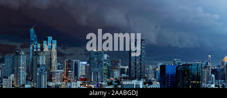 Bangkok Monsoon Season Storm Stockfoto