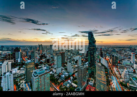 Bangkok Mahanakhon Stadtbild Stockfoto