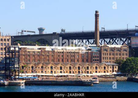 Sydney, Australien - 24. März 2013: Der ehemalige Metcalf Bond Stores Gebäude. Es wurde zwischen 1912 und 1916 erbaut und steht unter Denkmalschutz. Stockfoto