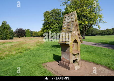 Viktorianischen Ära Trinkbrunnen, Llandaff Felder, Llandaff, Cardiff, Wales, Vereinigtes Königreich Stockfoto