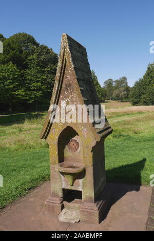 Viktorianischen Ära Trinkbrunnen, Llandaff Felder, Llandaff, Cardiff, Wales, Vereinigtes Königreich Stockfoto