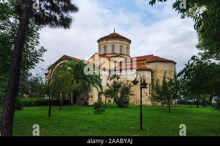 TRABZON, Türkei - 11. Oktober 2018 - Hagia Sophia (Ayasofya) von Trabzon Stockfoto