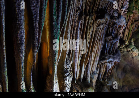 Innenansicht der Karaca Höhle in Cebeli Dorf, Stadt, Torul Gumushane Stadt, Türkei Stockfoto