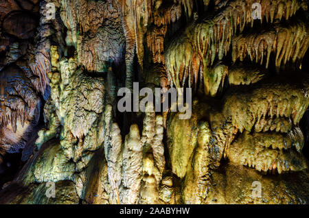 Innenansicht der Karaca Höhle in Cebeli Dorf, Stadt, Torul Gumushane Stadt, Türkei Stockfoto