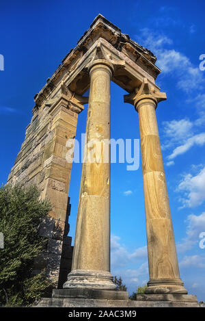 Ruinen der alten Apollo Hylates Sanctuary und Tempel in der Nähe von Limassol, Zypern. Stockfoto