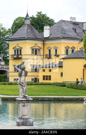 26. Mai, 2019. Österreich, Schloss Hellbrunn. Schloss und Gärten. Architektur Stockfoto