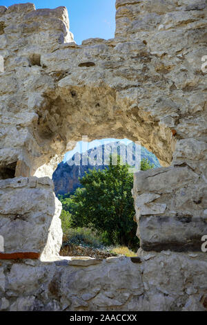 Antike römische Ruinen von Olympos, Antalya, Türkei, türkisch, Mittelmeer, Urlaub Stockfoto