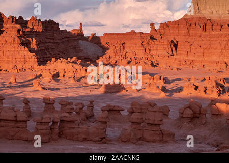 Hoodoos im Goblin Valley State Park, Utah, USA Stockfoto