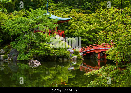 Japan, Honshu Island, Region Kansai, Kyoto, Bentendo Daigoji Tempel, Tempel Stockfoto